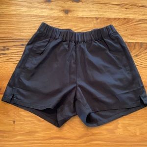 NWT Madewell Black Pull-on Shorts